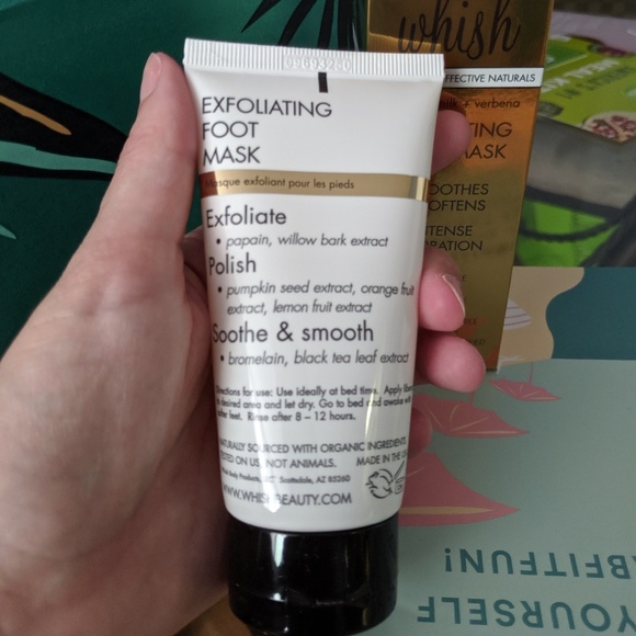 NWT Whish Exfoliating Foot Mask - Picture 5 of 7